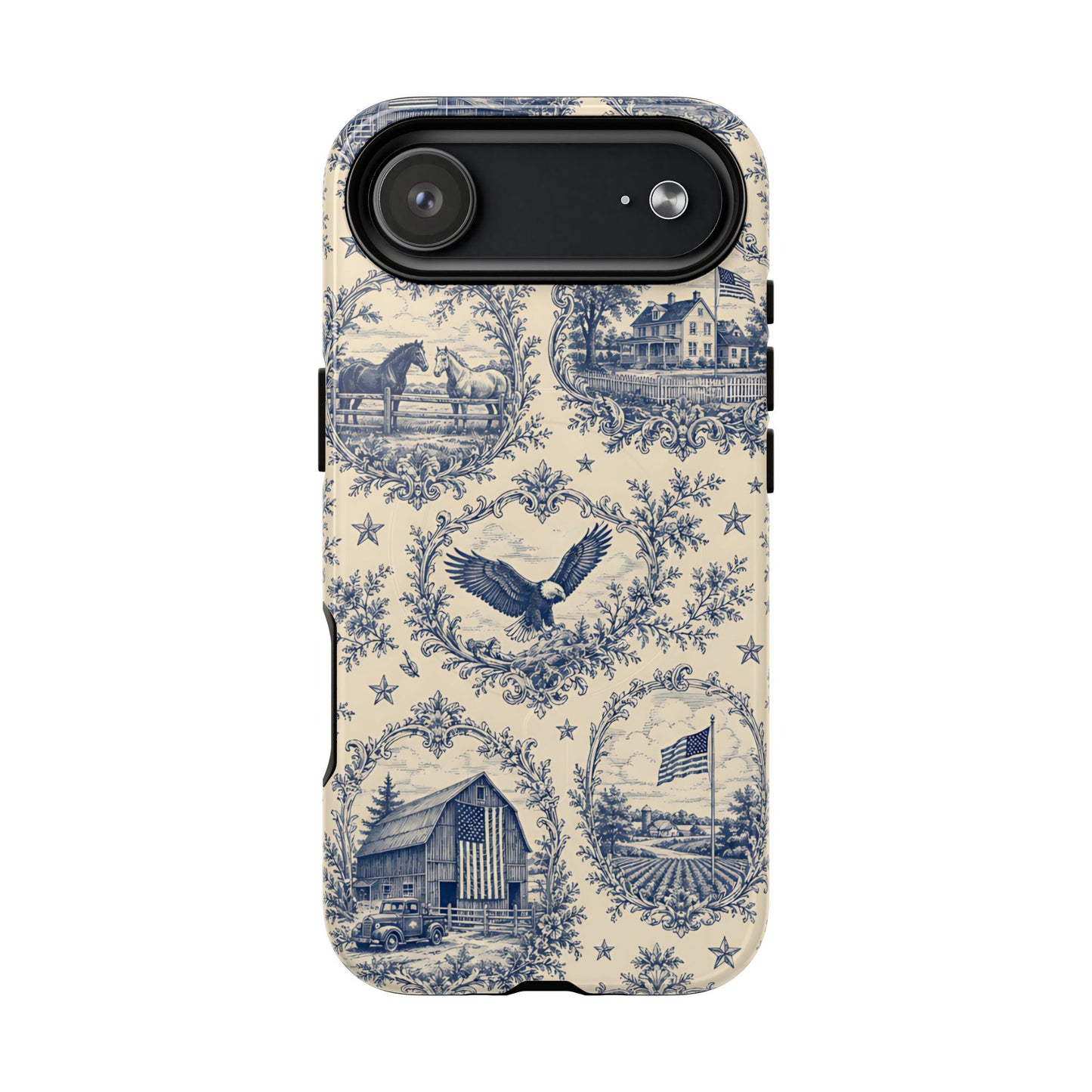 USA Toile Magnetic Case