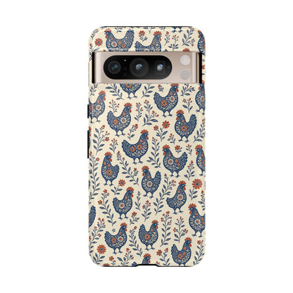 Folk Hens Tough Case