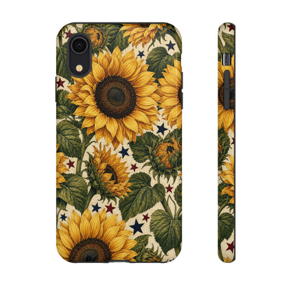 Stars And Sunflowers Tough Case