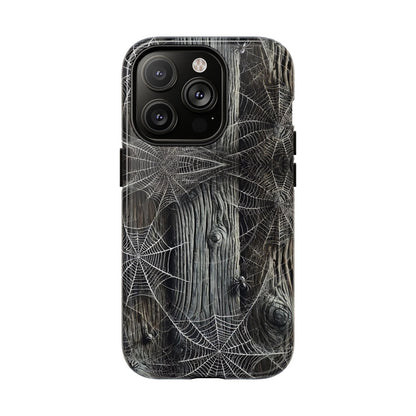 Spiderwebs Barnwood Magnetic Case