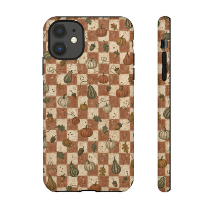 Pumpkin Checker Tough Case