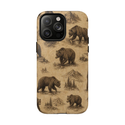 Vintage Bear Magnetic Case
