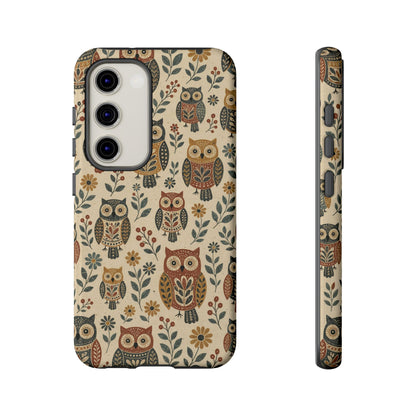 Folk Owls Tough Case