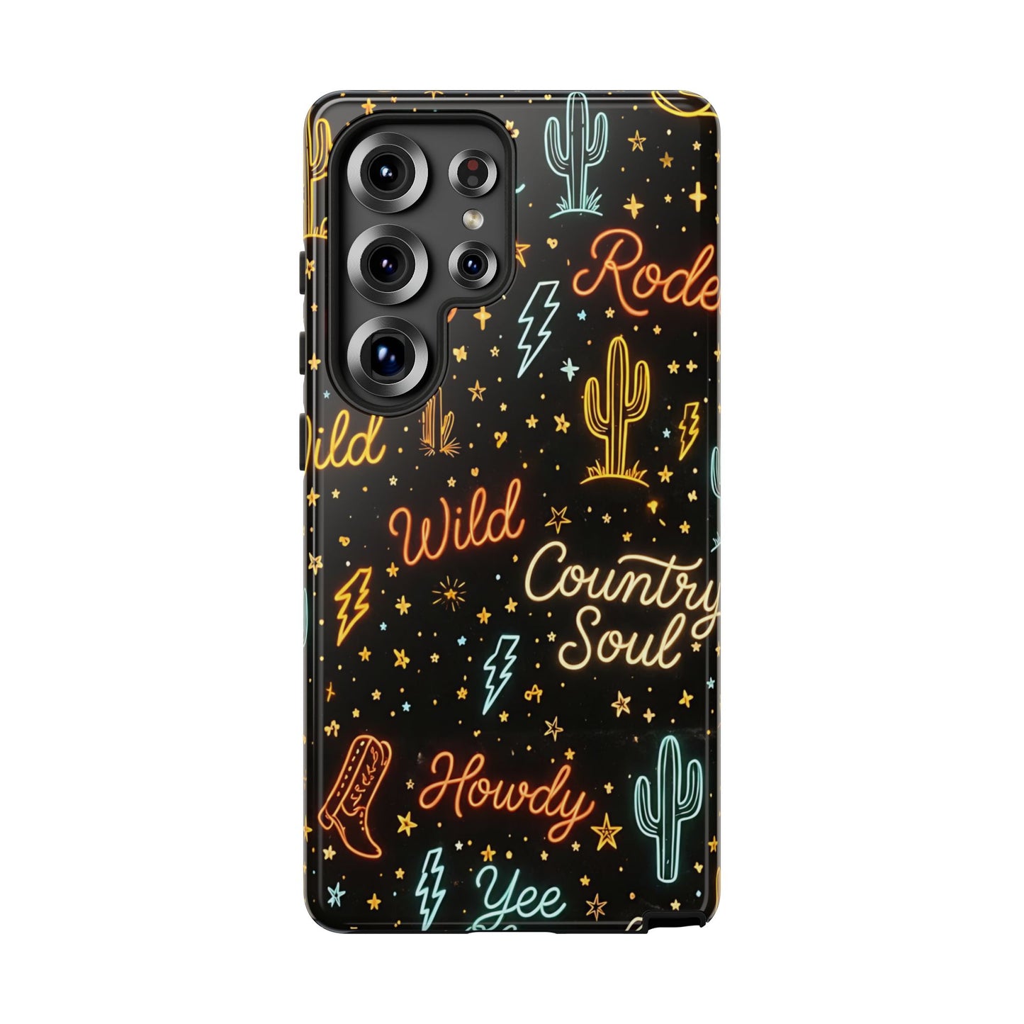 Neon Western Script Tough Case