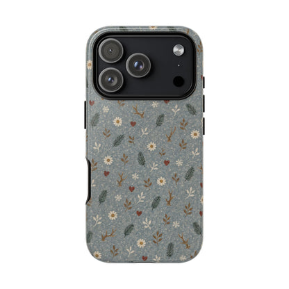 Antler Daisies Snow Tough Case