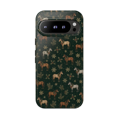 Evergreen Horses Tough Case