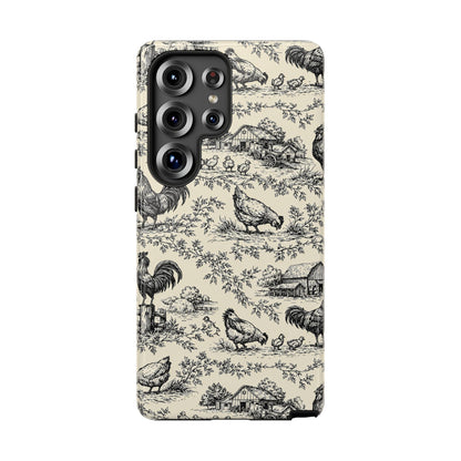 Toile Chickens Tough Case