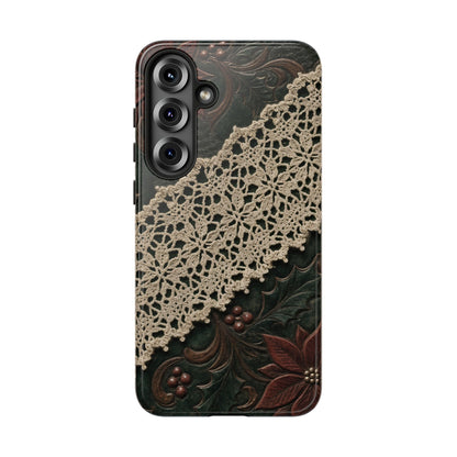 Poinsettia Lace Tough Case