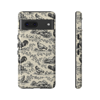 Toile Chickens Tough Case