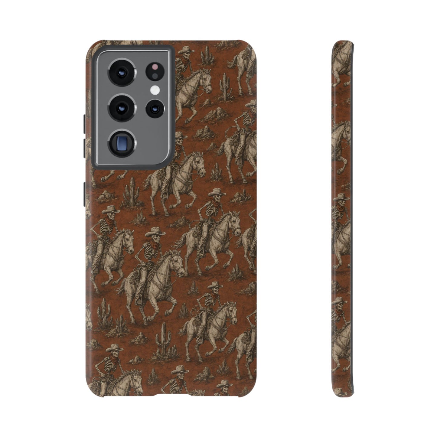 Skeleton Cowboy Ride Tough Case
