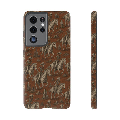 Skeleton Cowboy Ride Tough Case