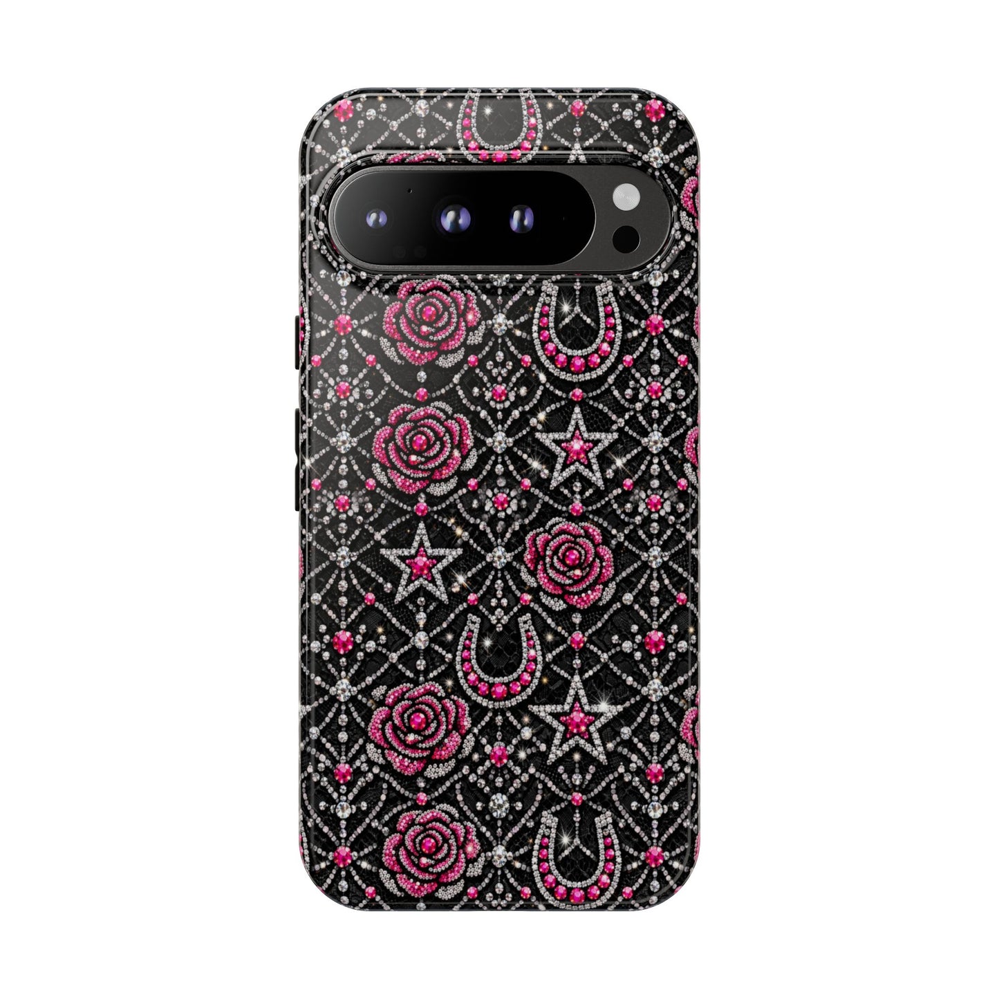 Rhinestone Rose Tough Case