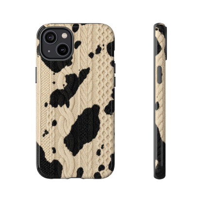 Cable Knit Cowhide Tough Case