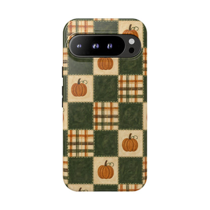 Pumpkin Check Quilt Tough Case