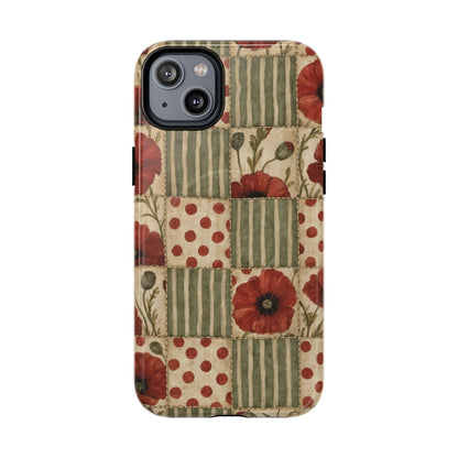 Poppy Patchwork Magnetic Case