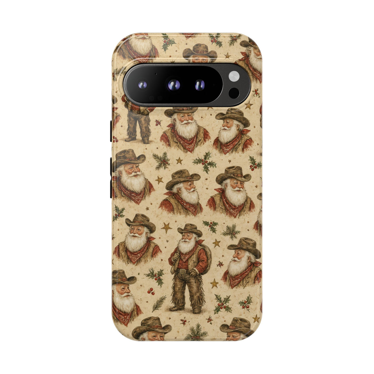 Cowboy Santa Portraits Tough Case