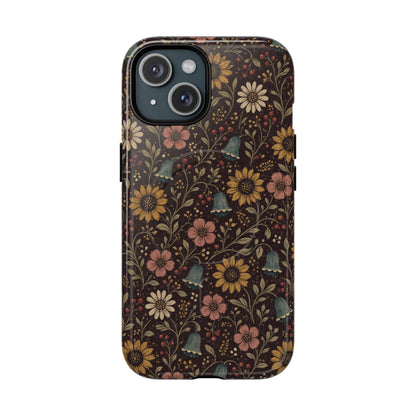 Plum Folk Floral Magnetic Case