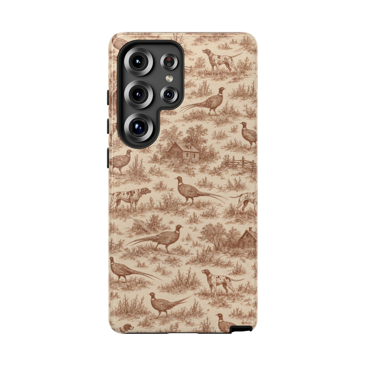 Pheasant Toile Tough Case