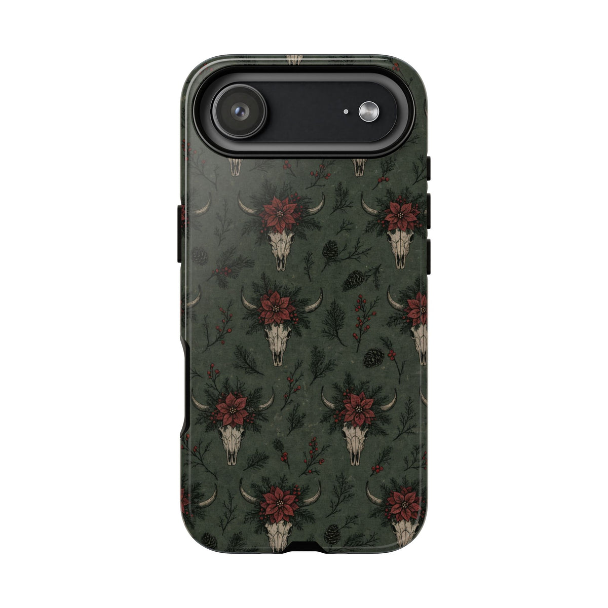 Inked Christmas Skull Tough Case