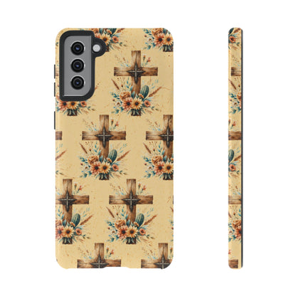 Floral Crosses Tough Case