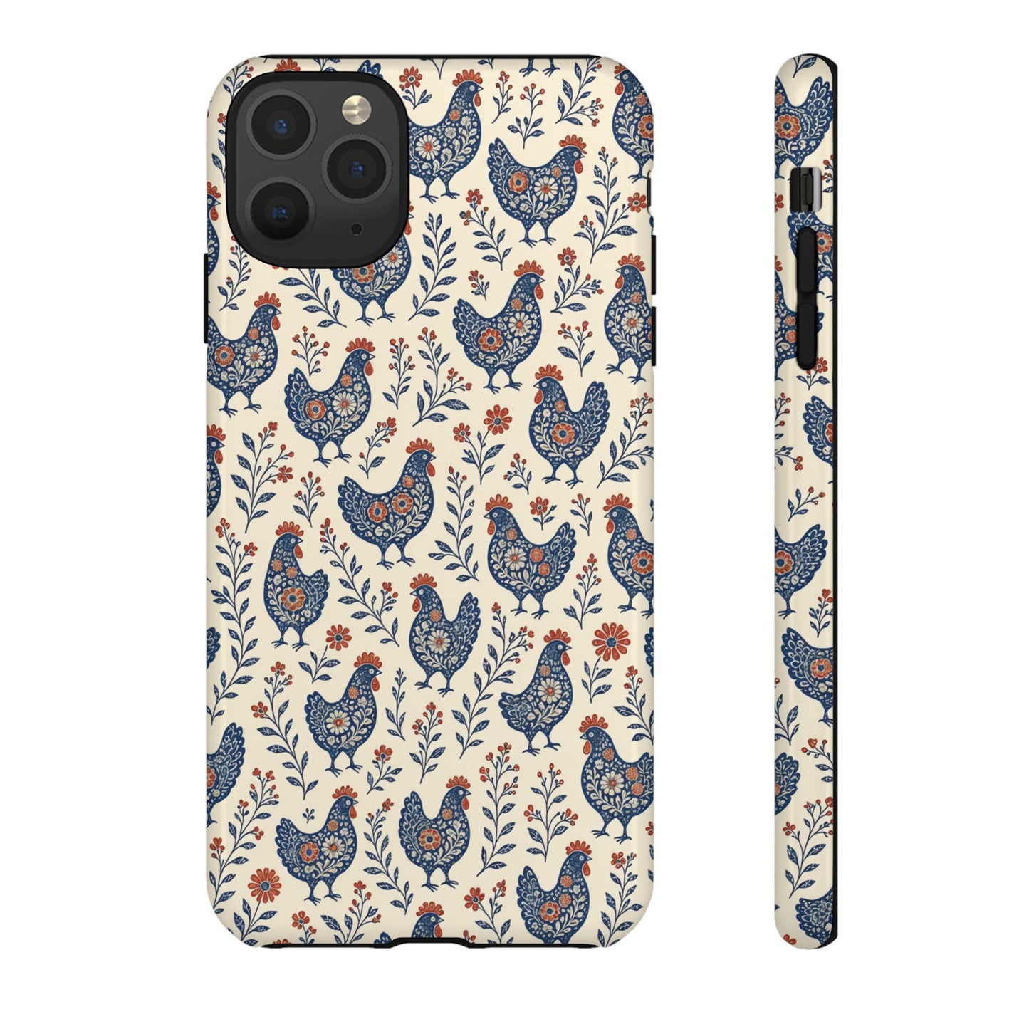 Folk Hens Tough Case