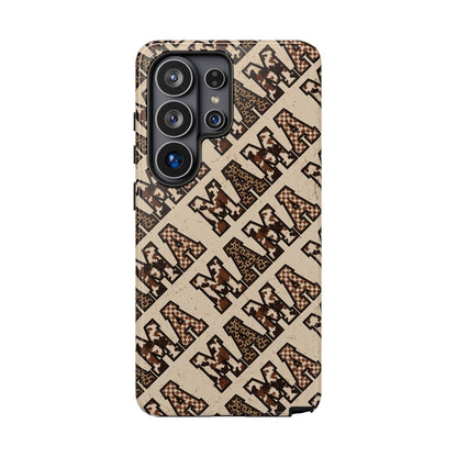 Grunge Cowhide Mama Tough Case
