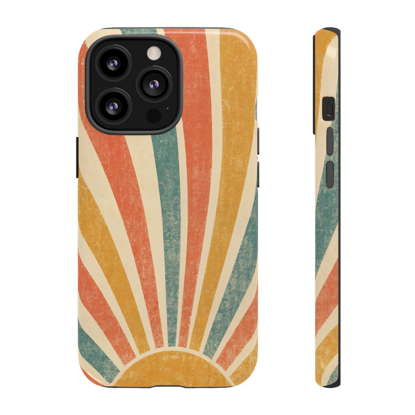 Retro Sun Rays Tough Case