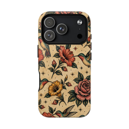 Hummingbird Rose Magnetic Case