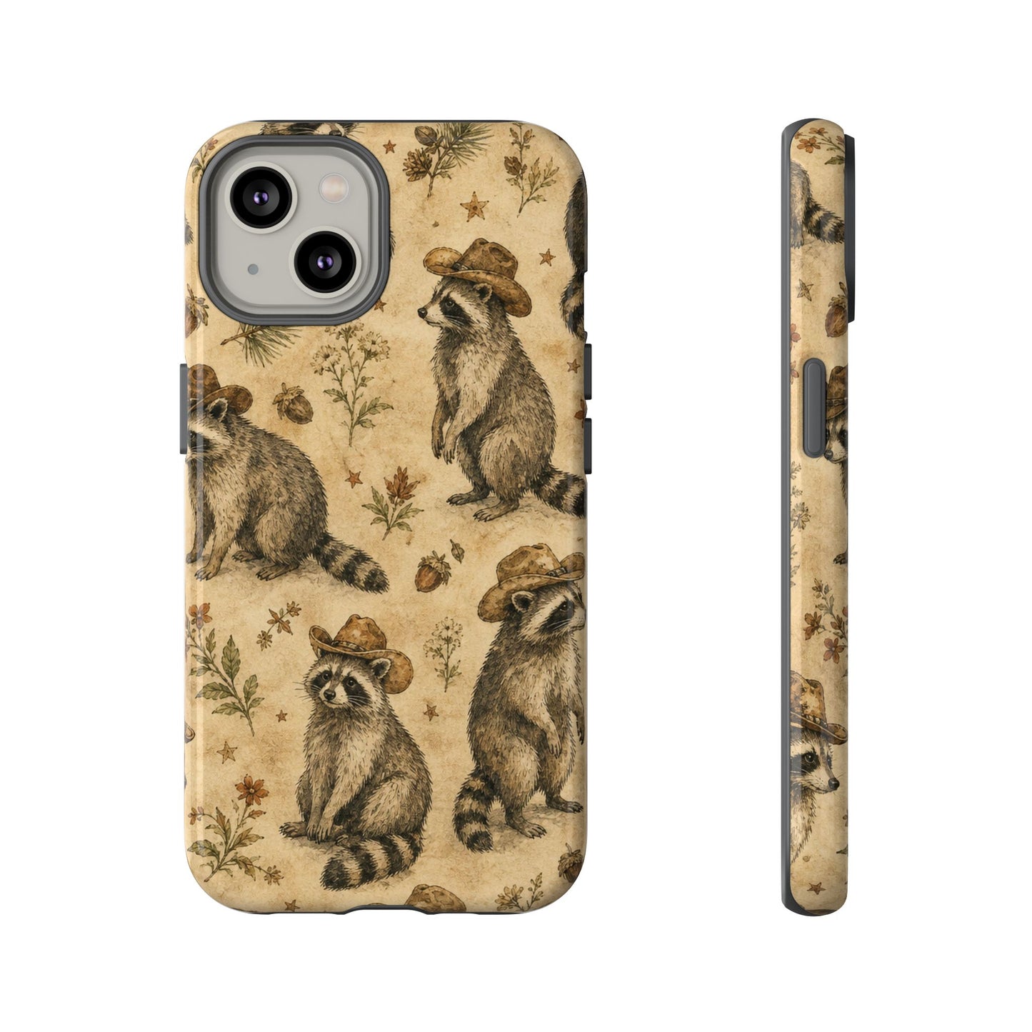 Painted Raccoon Tough Case