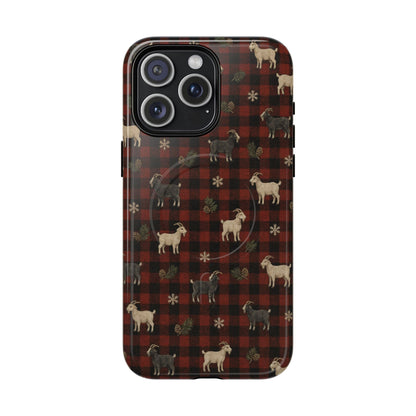 Buffalo Check Goats Magnetic Case
