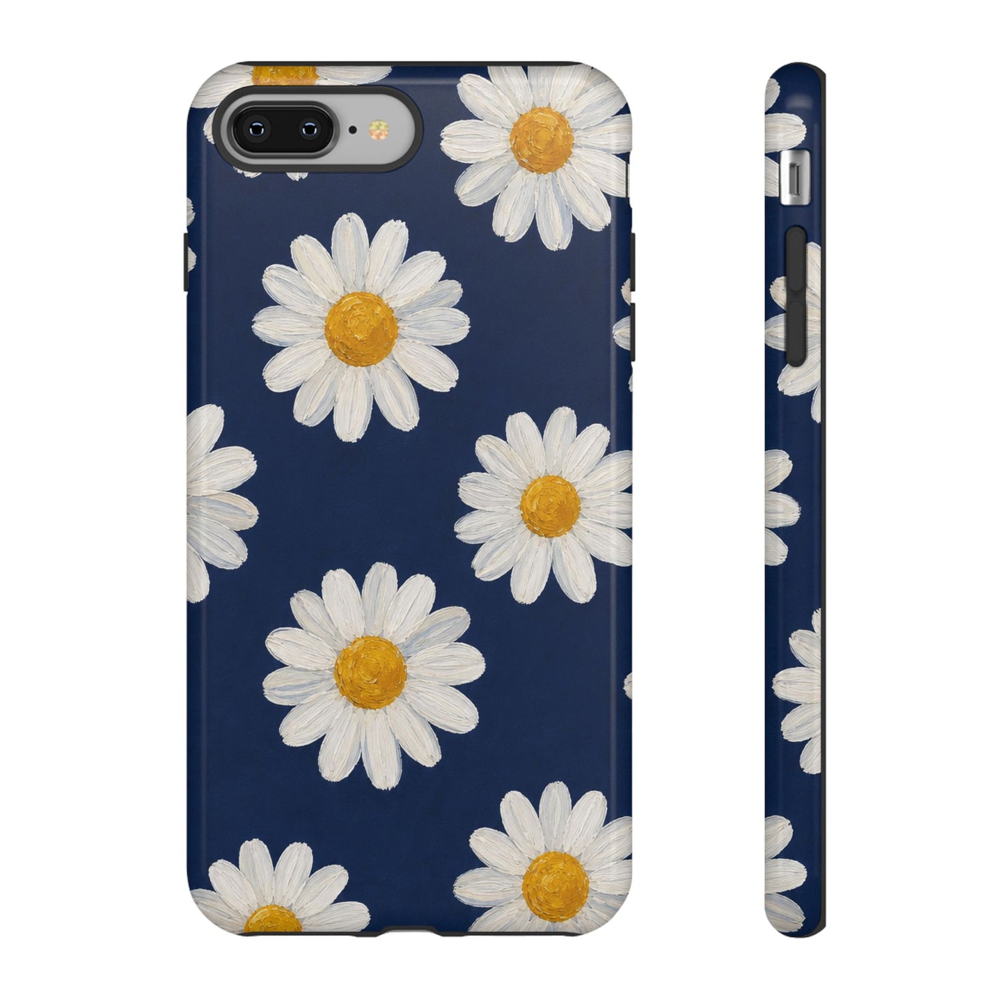 Navy Daisy Tough Case