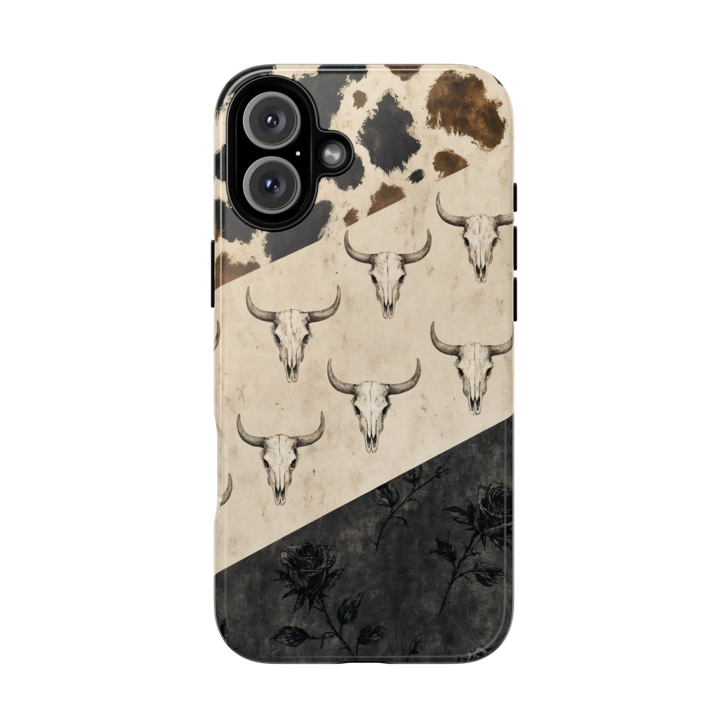 Bull Skull Rose Tough Case