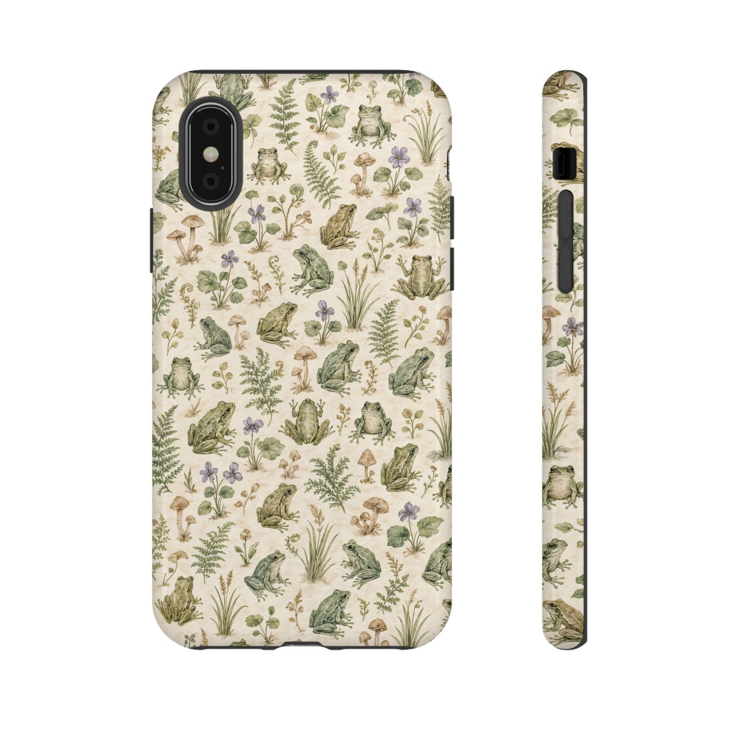 Watercolor Frogs Tough Case