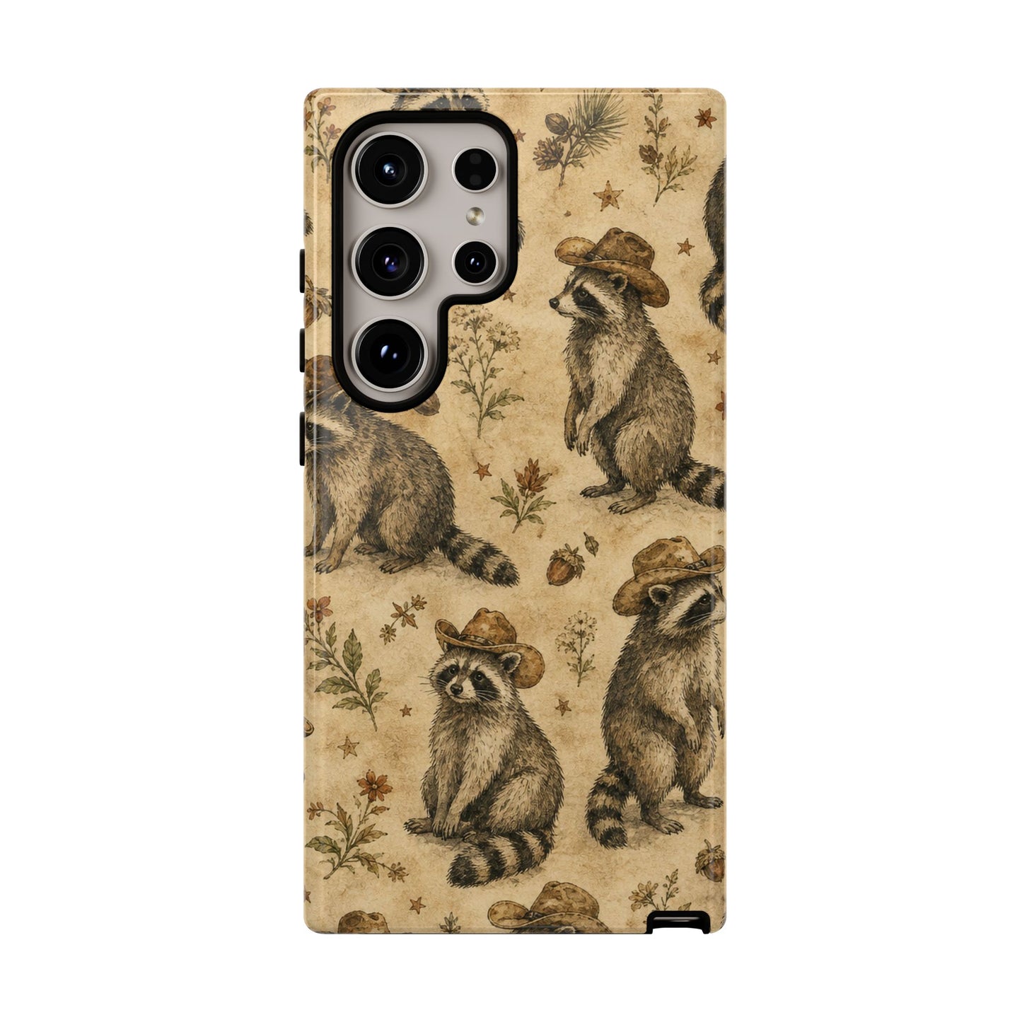 Painted Raccoon Tough Case