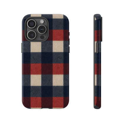Patriotic Plaid Tough Case