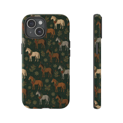 Wreath Horses Tough Case