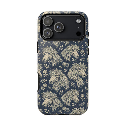 Floral Horses Tough Case