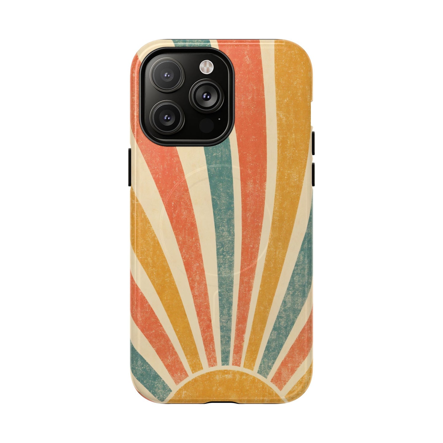 Retro Sun Rays Magnetic Case