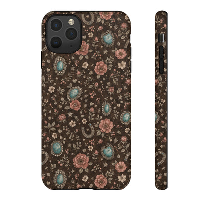 Turquoise Roses Tough Case