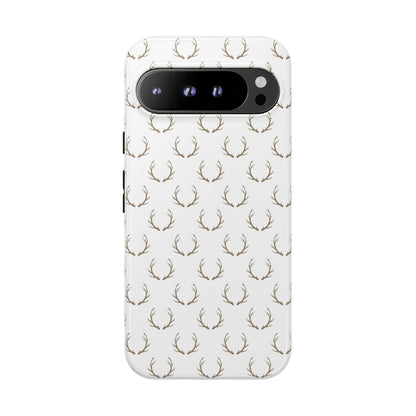 White Antlers Tough Phone Case