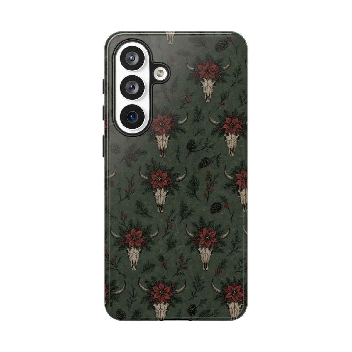 Inked Christmas Skull Tough Case