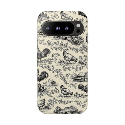 Toile Chickens Tough Case