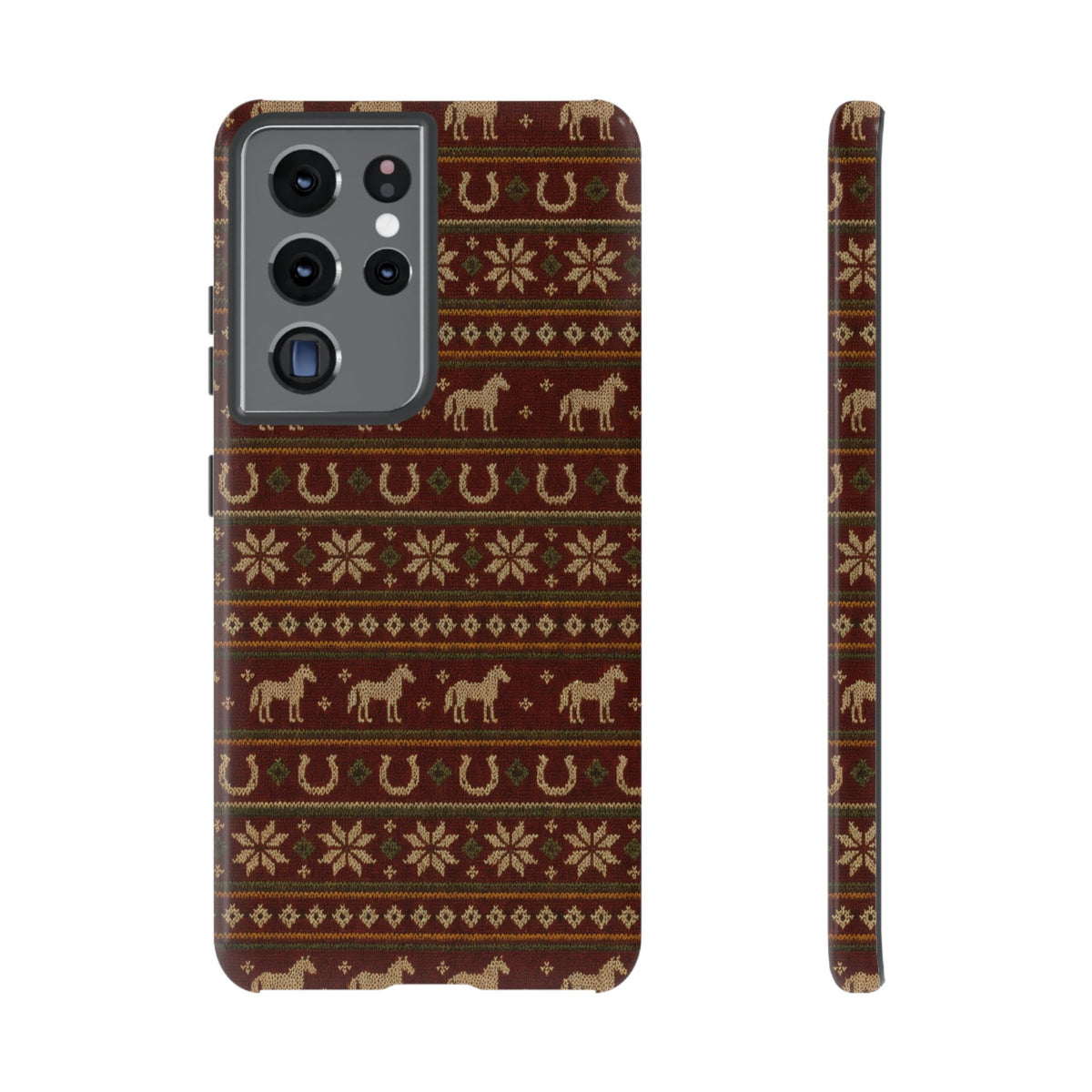 Fair Isle Horses Tough Case