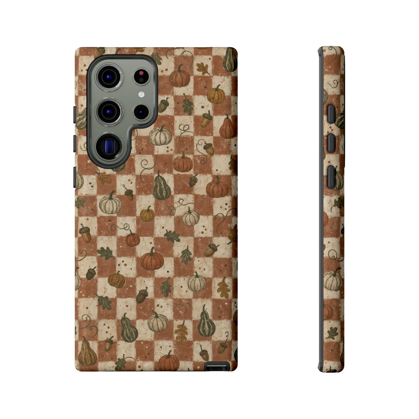 Pumpkin Checker Tough Case