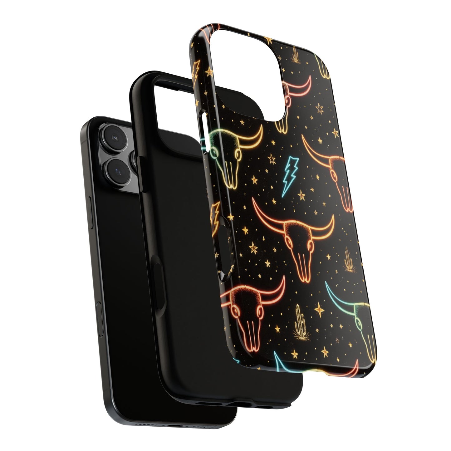Neon Longhorns Tough Case