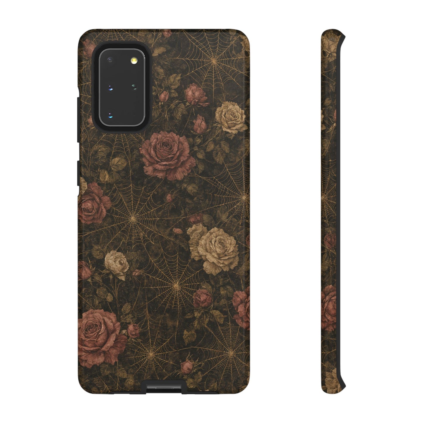 Spiderweb Rose Tough Case