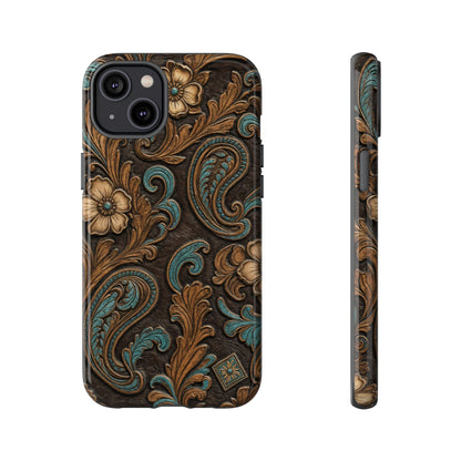 Tooled Paisley Tough Case