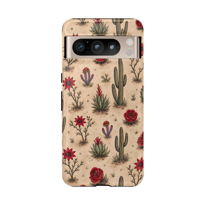 Red Bloom Desert Tough Case
