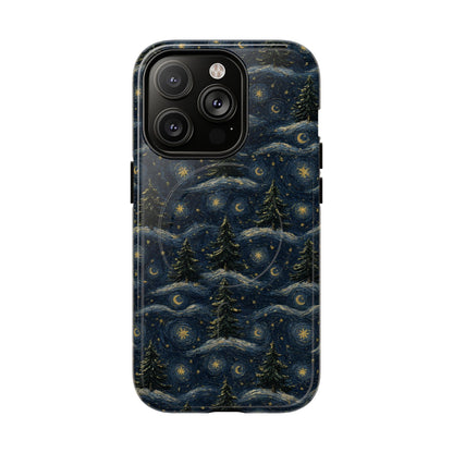 Starry Night Pines Magnetic Case