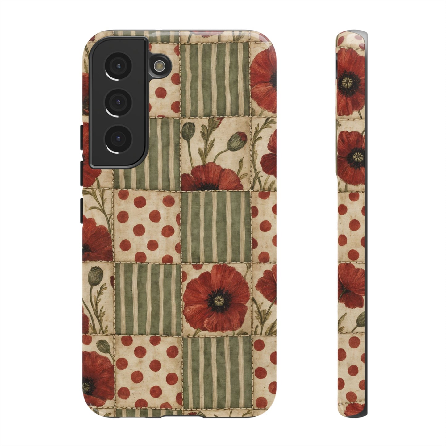Poppy Patchwork Tough Case